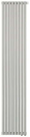 Радиатор стальной трубчатый Сунержа Эстет-00 EU50, ширина 35 см, высота 180 см, 8 секций, нижнее подключение левое EU50/правое EU50, хром, 00-0322-1808
