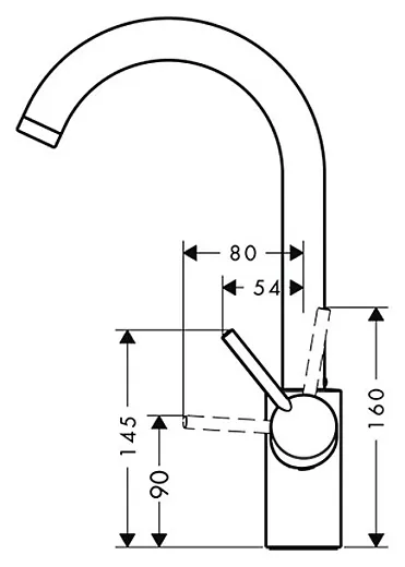 Смеситель Hansgrohe Talis S2 Variarc 14870000 для кухонной мойки