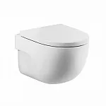 Унитаз подвесной Roca Meridian Rimless Compacto 36x48, белый, 346244000