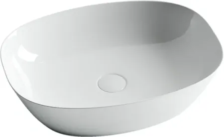 Умывальник Ceramicanova Element CN5005 50х38х14см накладной белый сантехфарфор, CN5005