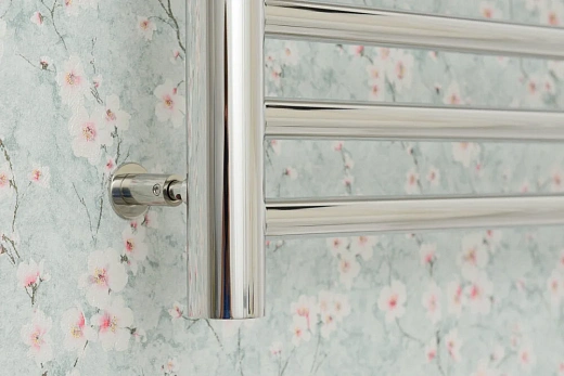 Полотенцесушитель электрический Сунержа Богема 3.0 500x500 с полкой, хром, L/R