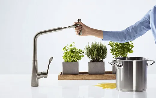 Смеситель Hansgrohe Metris Select 14884800 для кухонной мойки