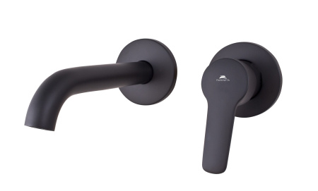 Смеситель для умывальника Rubineta Torino-1F (BK) PM0010 черный