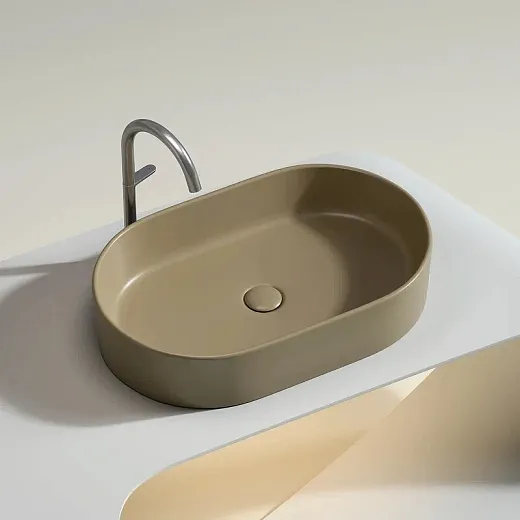 Умывальник Ceramicanova Element CN6048MC 60см сантехфарфор капучино матовый, CN6048MC