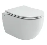 Подвесной унитаз Ceramicanova Play CN3001T, смыв Торнадо, сиденье микролифт, белый