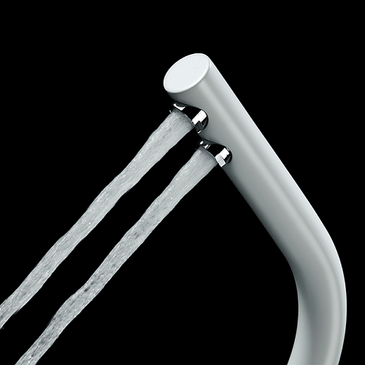 Смеситель PAULMARK ESSEN Es213011-431TW, (белый/белый матовый)