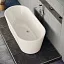 Ванна акриловая VitrA Geo 170 x 80.5 см отдельностоящая+ножки+скрытый сифон, прямоугольная, белая, 65370006000