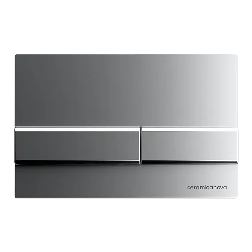 Инсталляция для унитаза Ceramicanova Envision CN1002M/Flat, с кнопкой и креплениями, цвет хром матовый