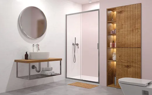 Душевая дверь Radaway ALIENTA DWJ 120x190 стекла прозрачные, профиль хром