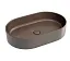 Раковина Ceramicanova Element CN6048MDB, 60 см, сантехфарфор, цвет темно-коричневый матовый