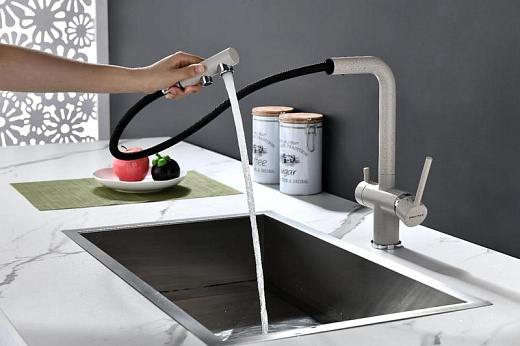 Смеситель PAULMARK SERPENTINE Se213222-BE, (бежевый)