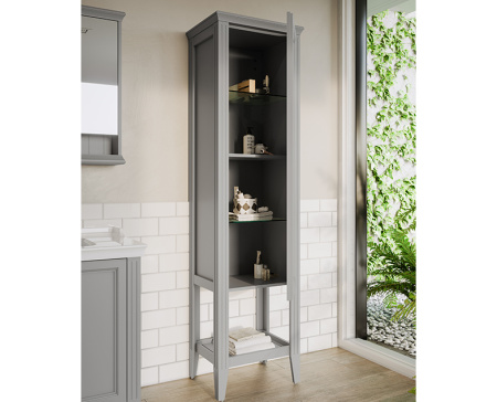 Пенал VitrA Valarte 55 см левосторонний, цвет серый матовый 62241 Пенал VitrA Valarte 55 см левосторонний, цвет серый матовый 62241