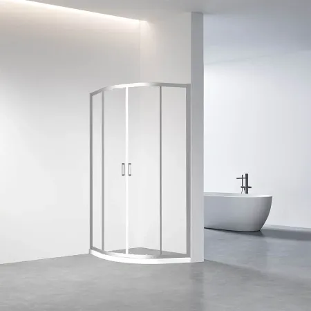 Душевой уголок Veconi Rovigo RV-01 100x100 прозрачные стекла