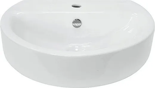 Умывальник пьедестальный Sanita Luxe "Best" ВКС белый, 55см, 1с, WB.PD/Best/55-C/WHT.G/S1