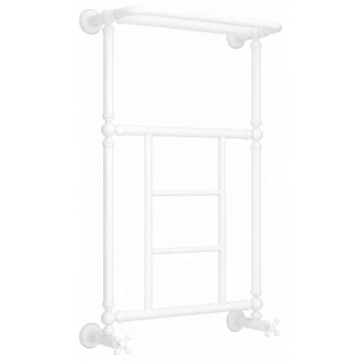 Полотенцесушитель водяной Сунержа Ренессанс 1452 30-0282-8650, 860x500, с полкой, цвет матовый белый