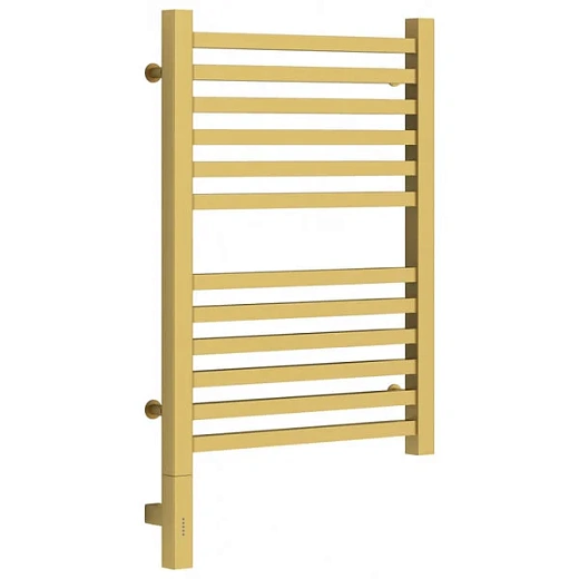 Полотенцесушитель электрический Сунержа Модус 3.0, высота 60 см, ширина 40 см, диммер слева/справа, цвет матовое золото, 032-5700-6040/032-5701-6040