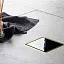Точечный трап Pestan Confluo Standard Vertical Black Glass Gold, 13000166