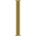 Радиатор трубчатый Сунержа Эстет-11, 6 секций, боковое подключение, цвет матовое золото, 032-0302-1806 Радиатор трубчатый Сунержа Эстет-11, 6 секций, боковое подключение, цвет матовое золото, 032-0302-1806