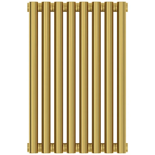 Радиатор трубчатый Сунержа Эстет-00, 8 секций, боковое подключение, цвет золото, 03-0332-5008