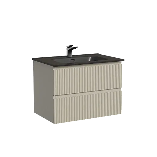 Тумба под раковину Sancos Snob R SNR70CE, 70 см подвесная, Beige Soft