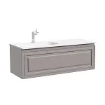 Тумба под раковину Sancos Very VR120LSM, 120 см, подвесная, Doha Soft, левая