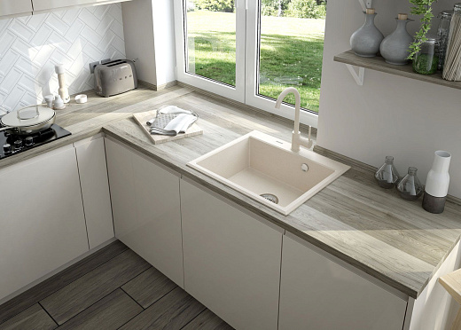 Кухонная мойка Deante Andante ZQN_5103 60x52 бежевый Кухонная мойка Deante Andante ZQN_5103 60x52 бежевый