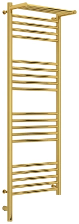 Полотенцесушитель электрический Сунержа Богема 3.0 1200x400 с полкой, золото, L/R Полотенцесушитель электрический Сунержа Богема 3.0 1200x400 с полкой, золото, L/R