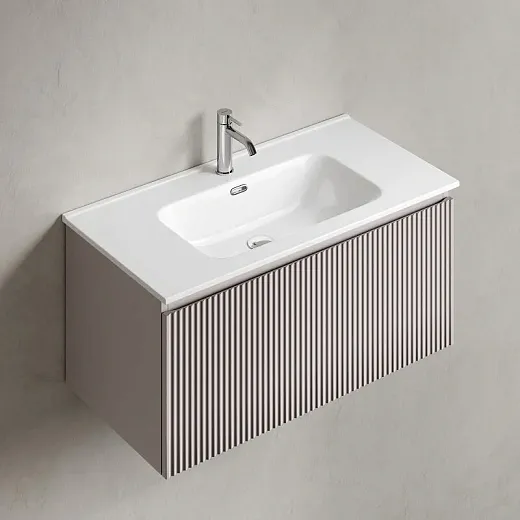 Тумба под раковину Sancos SNOB R 1.0, SNR1.090SM, 90 см, подвесная, Doha Soft