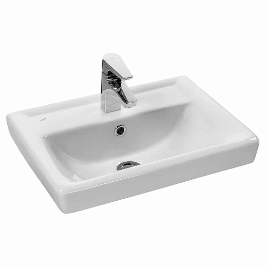 Тумба напольная Volna Lake 50.2D с умывальником белая