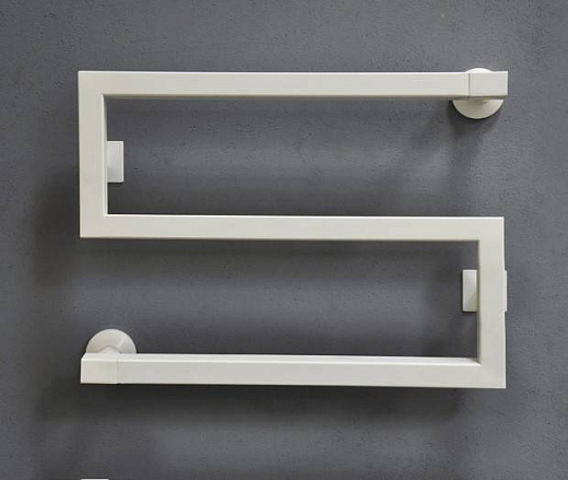 Полотенцесушитель водяной Ростела Альт (подв., 1/2") 360х500 Ral 9016 белый