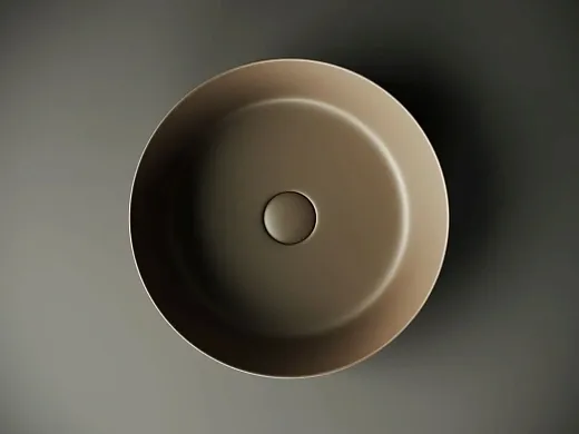 Раковина Ceramicanova Element CN6022MDB 39 x 39 x 12 см, накладная, круглая, без перелива, сантехфарфор