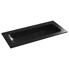 Умывальник Ceramicanova Grace CN7013MBWx 101см сантехфарфор черный матовый (без отв.), CN7013MBWx
