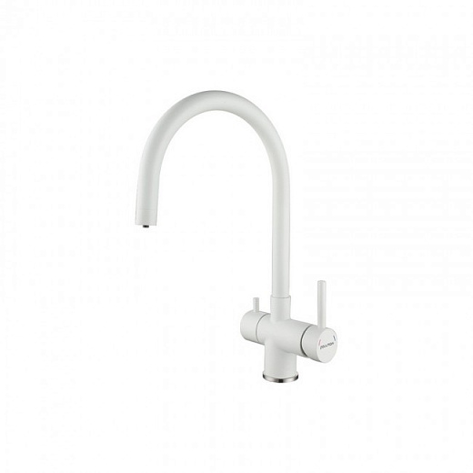 Смеситель PAULMARK HELLER He213218-431 (белый/белый матовый) Смеситель PAULMARK HELLER He213218-431 (белый/белый матовый)