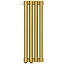 Радиатор трубчатый Сунержа Эстет-0 EU50, 4 секции, нижнее подключение левое/правое, цвет золото, 03-0320-5004/03-0321-5004