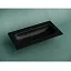 Раковина Ceramicanova Grace CN7019MB, 91 см, сантехфарфор, черный матовый