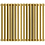 Радиатор трубчатый Сунержа Эстет-11, 14 секции, боковое подключение, цвет золото, 03-0302-5014 Радиатор трубчатый Сунержа Эстет-11, 14 секции, боковое подключение, цвет золото, 03-0302-5014