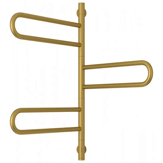 Полотенцесушитель электрический поворотный Сунержа Парео 4.0, 800x550, цвет матовое золото, 032-0823-0773