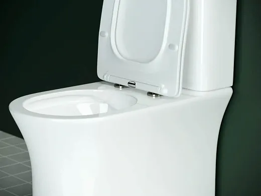 Напольный унитаз Ceramicanova Star Rimless CN1904 безободковый, с сиденьем Soft Close, сантехфарфор