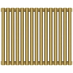 Радиатор трубчатый Сунержа Эстет-00, 15 секций, боковое подключение, цвет матовое золото, 032-0332-5015 Радиатор трубчатый Сунержа Эстет-00, 15 секций, боковое подключение, цвет матовое золото, 032-0332-5015