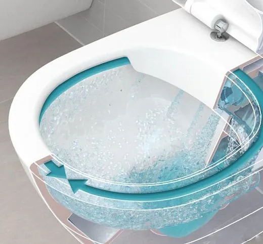 Чаша для унитаза Villeroy&Boch O'Novo 5661R001 36x67, горизонт. выпуск, безободковый
