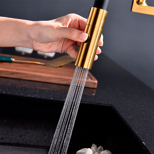 Смеситель PAULMARK TORNADO To213402-BG, (золото/брашированное золото)