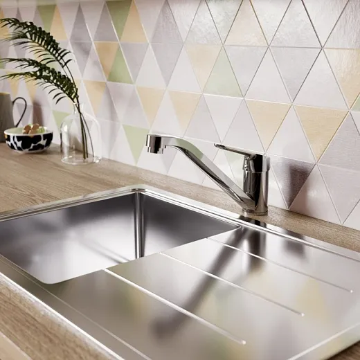 Смеситель для кухонной мойки Ideal Standard  CERAFLEX BC129AA с технологией холодный старт (Blue Start)
