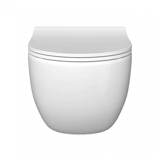 Комплект инсталяции VitrA Sento с унитазом безободковым, сиденьем микролифт, 9830B003-7211