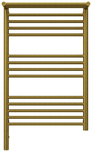 Полотенцесушитель электрический Сунержа Богема 3.0 800 x 500 с полкой, ширина 53.2 см, высота 92.4 см, состаренная бронза, L/R