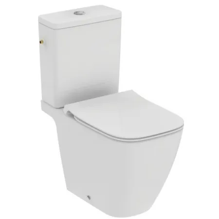 Унитаз напольный безободковый Ideal Standard i.life B, для монтажа с бачком, технология RimLS+