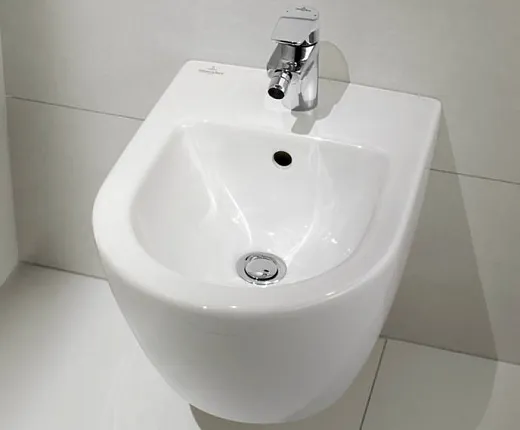 Биде подвесное Villeroy &amp; Boch Subway 2.0 5400 00 01 alpin
