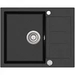 Мойка AquaSanita Tesa SQT 102 601 AW black metallic