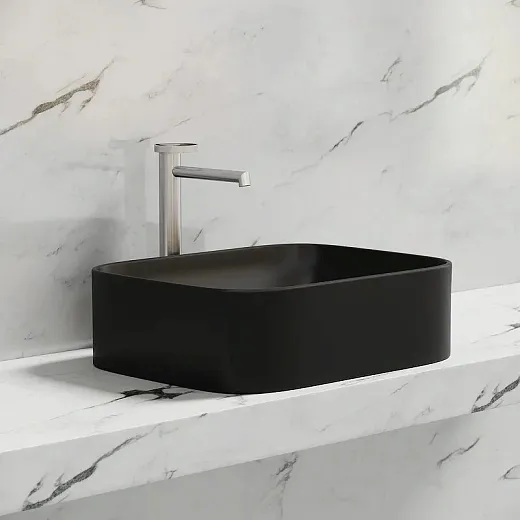 Умывальник Ceramicanova Element CN6052MB 50см сантехфарфор черный матовый, CN6052MB