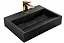 Умывальник Rea Goya Black 50х37 черный, REA-U8778