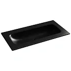 Умывальник Ceramicanova Grace CN7019MBWx 91см сантехфарфор черный матовый (без отв.), CN7019MBWx